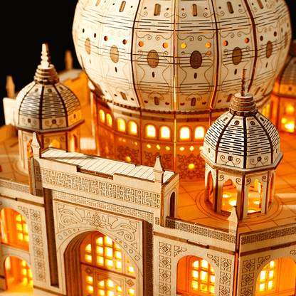 Taj Mahal 3D Wooden Puzzle with LED Lights