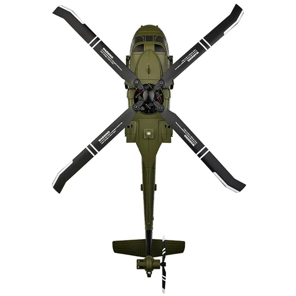 Wltoys K170 2.4G 4CH 6-Axis Gyro Military RC Helicopter