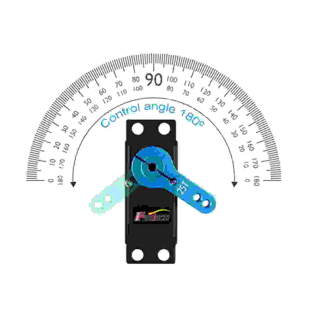Feetech 35KG Metal Gear Waterproof Digital Servo – 180°