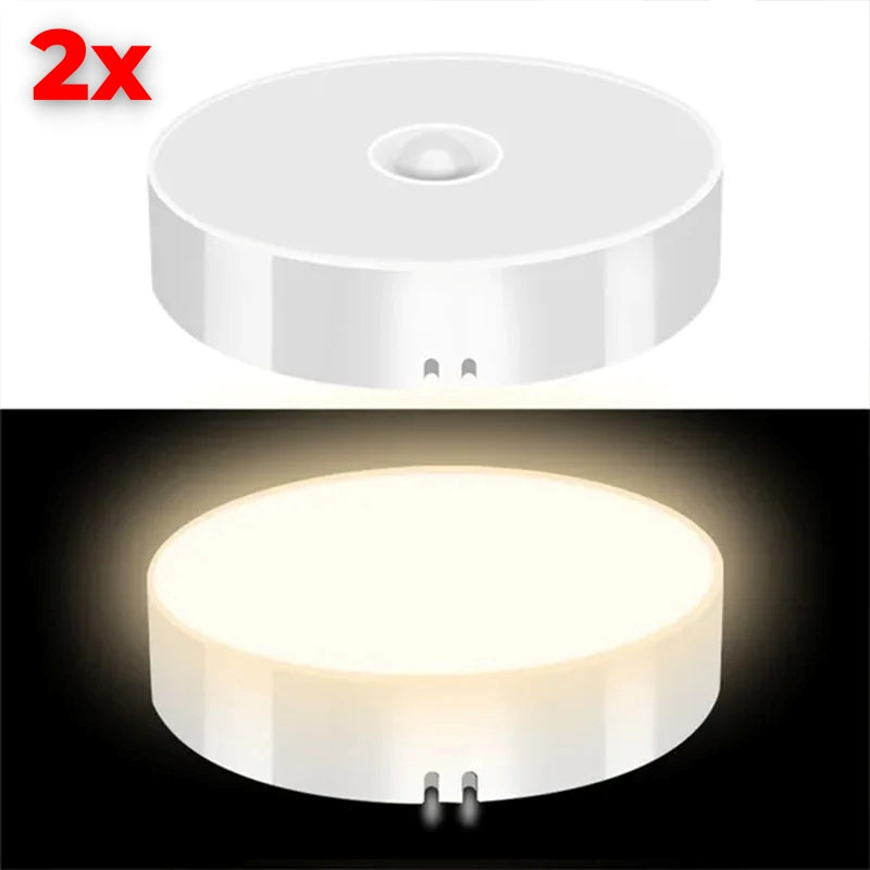 2 Pack of Motion Sensor LED Rechargeable Night Lights