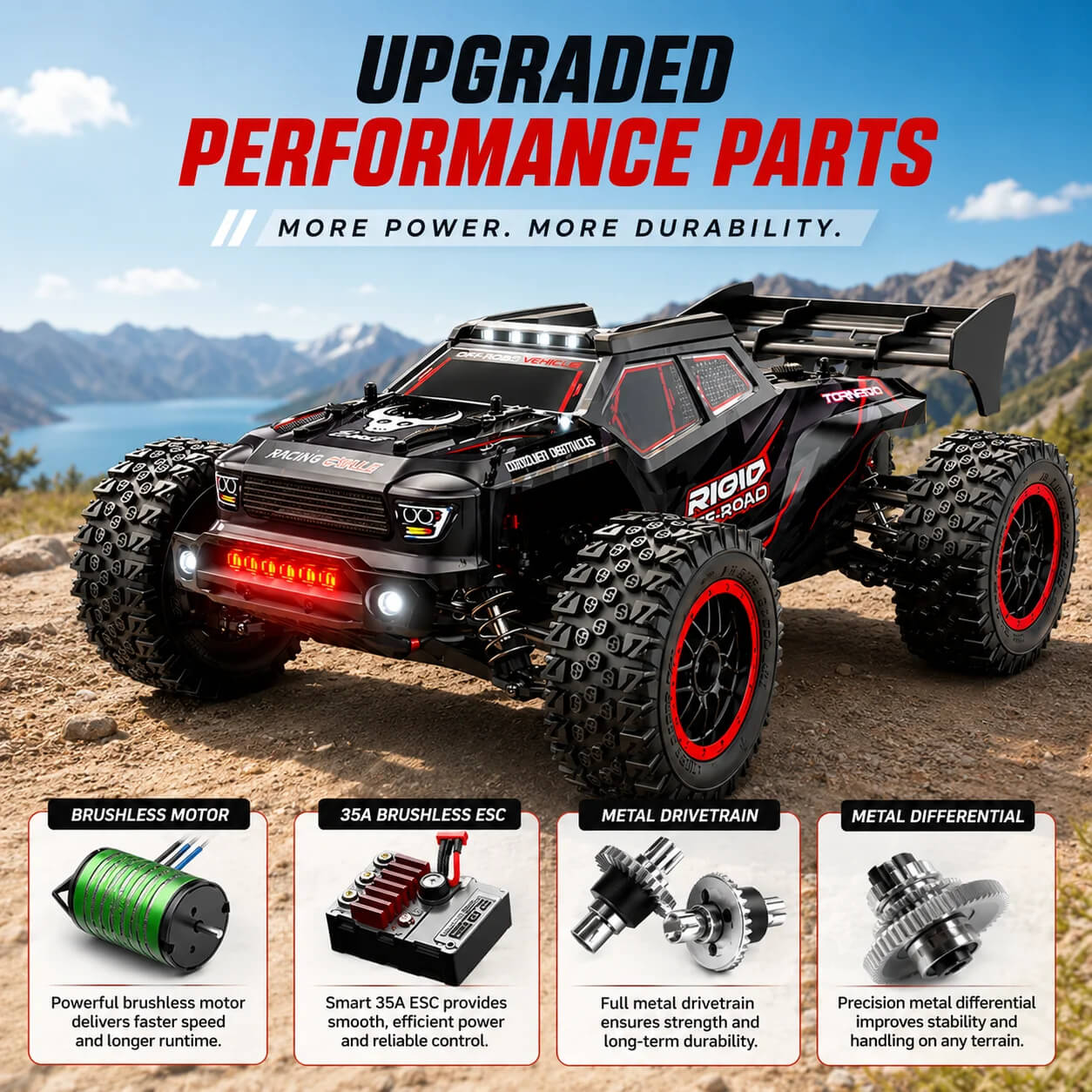 SG316 MAX 1/16 80Km/h 4WD RC Racing Off-Road Drift Car