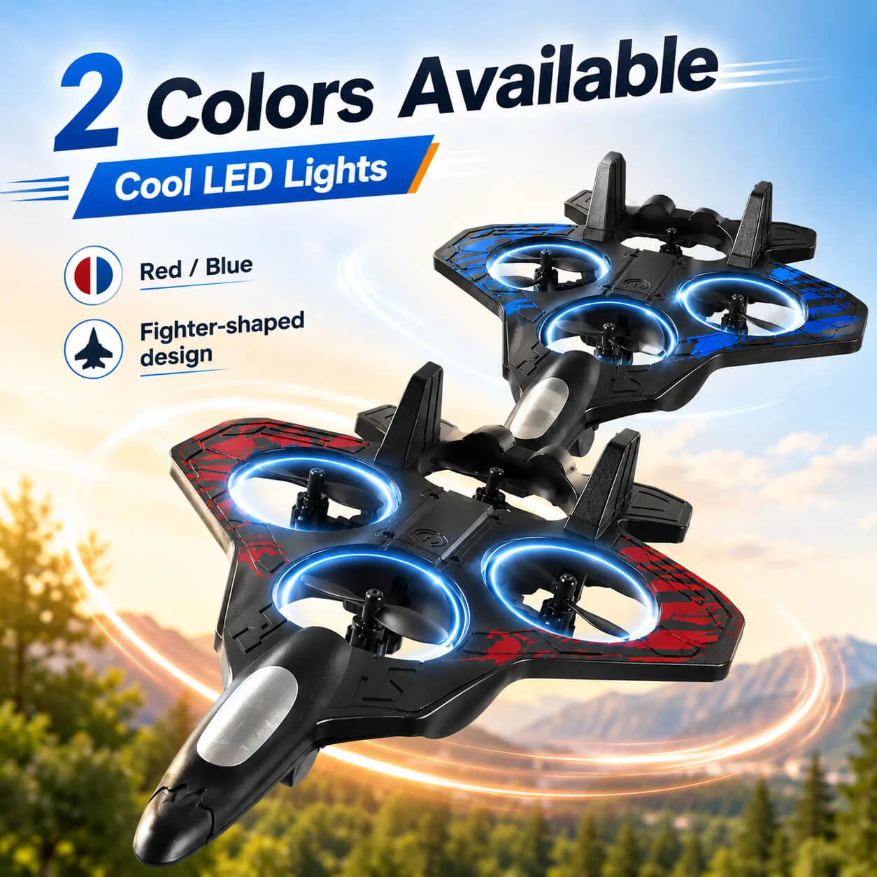 ZNLYRION YL87 EPP Foam Fighter Plane RC Drone