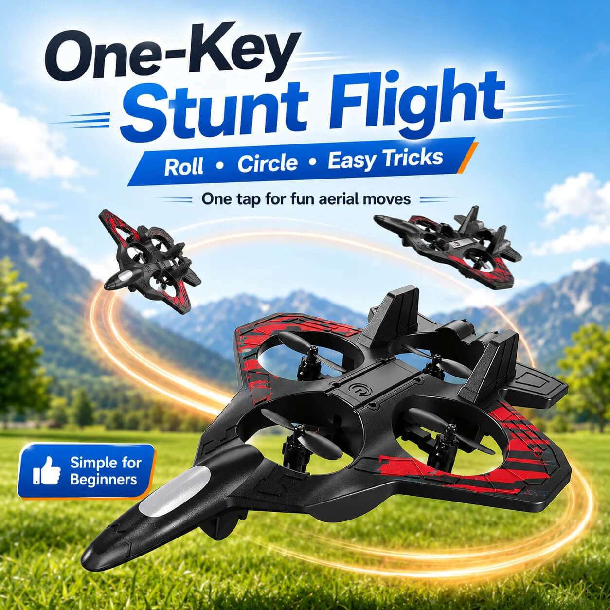 ZNLYRION YL87 EPP Foam Fighter Plane RC Drone